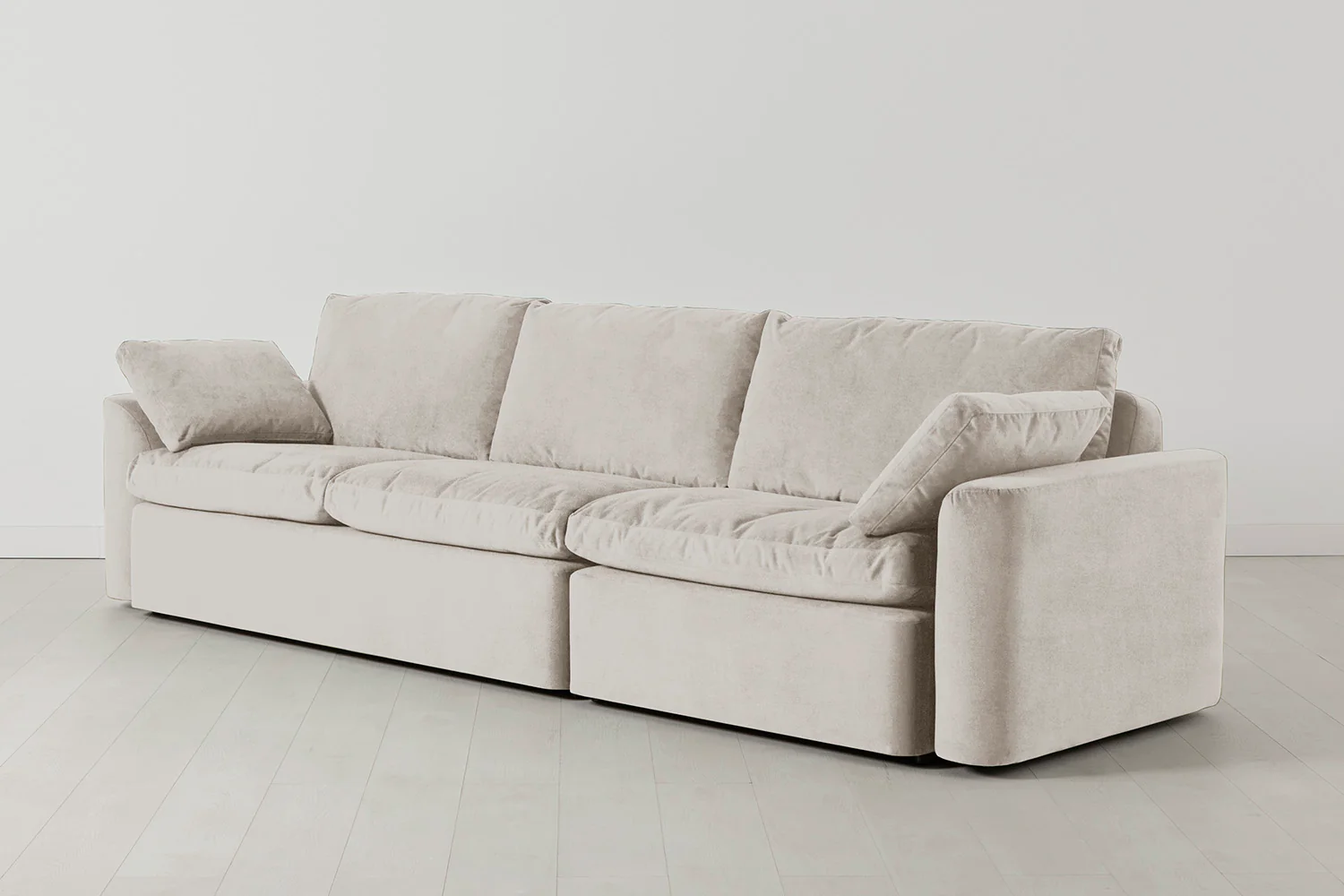 Model 13 4-Seater Sofa, Chalk - Image 3