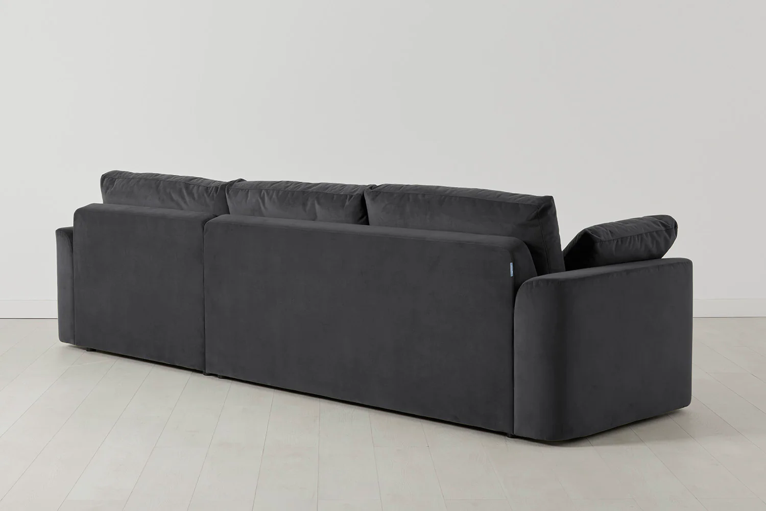 Model 13 4-Seater Left Chaise Sofa, Charcoal - Image 3