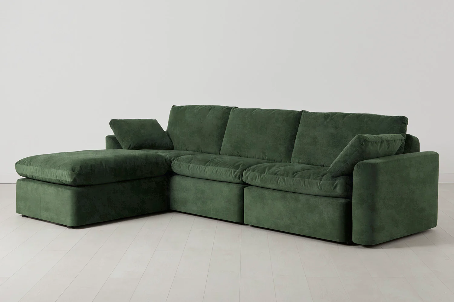 Model 13 4-Seater Left Chaise Sofa, Conifer - Image 2