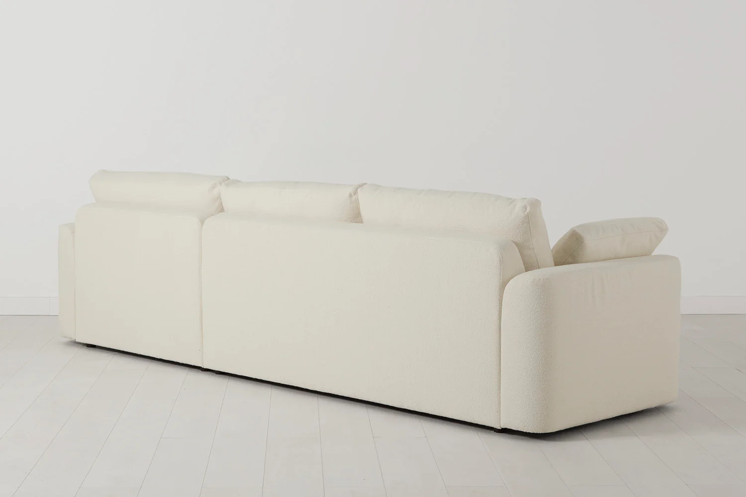 Model 13 4-Seater Left Chaise Sofa, Ivory - Image 3