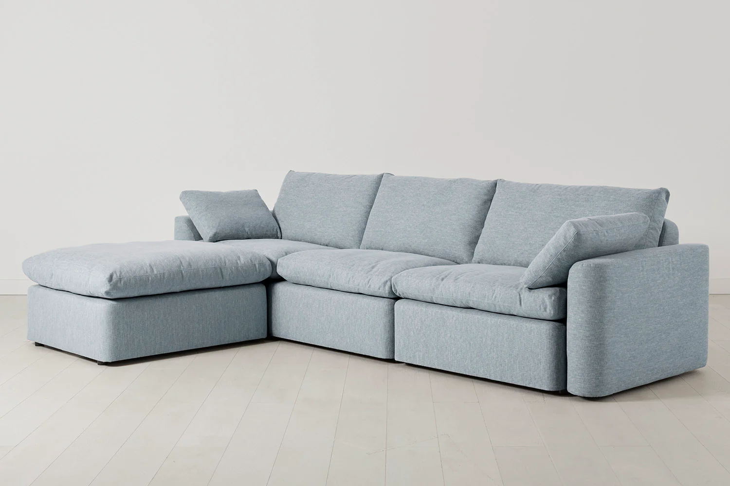Model 13 4-Seater Left Chaise Sofa, Seaglass - Image 2