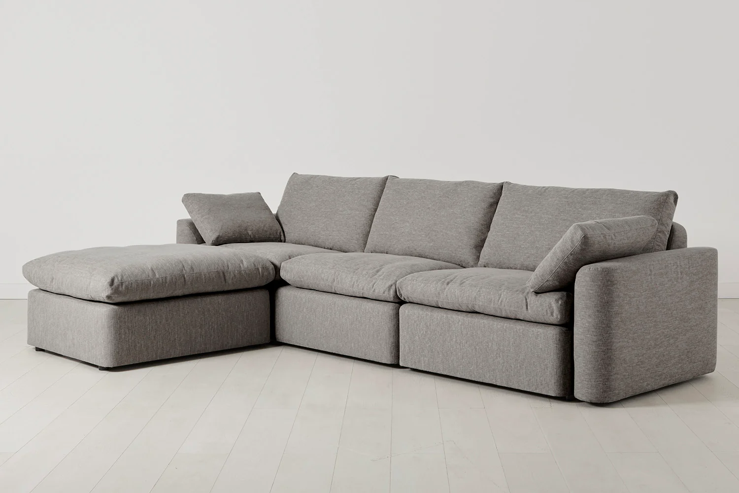 Model 13 4-Seater Left Chaise Sofa, Shadow - Image 2