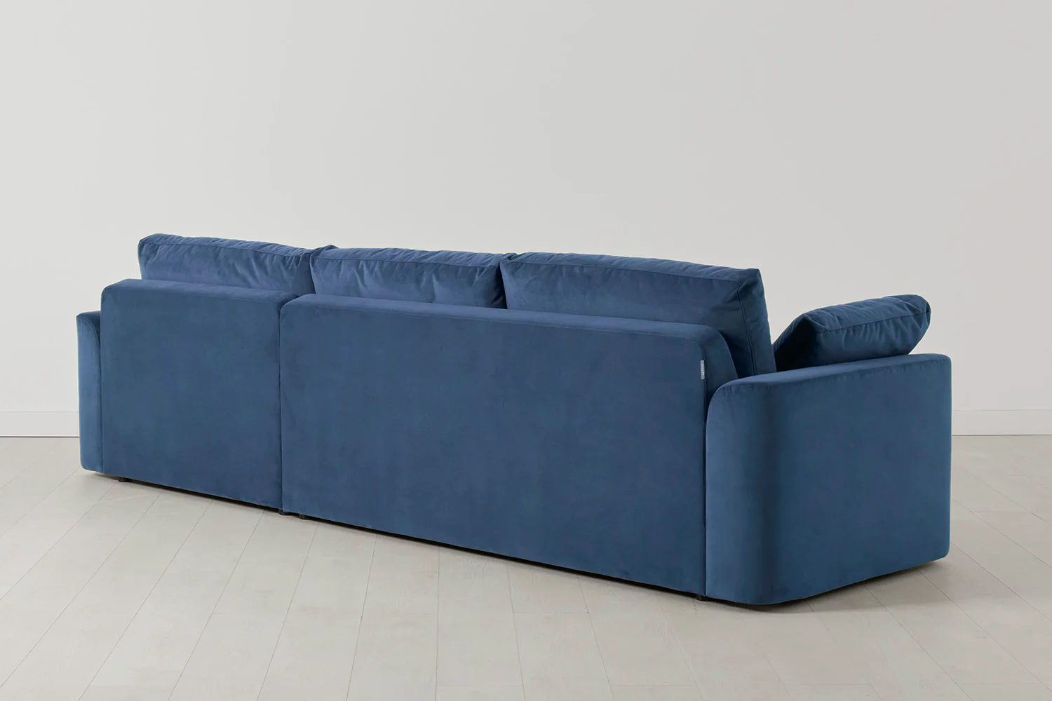 Model 13 4-Seater Left Chaise Sofa, Teal - Image 3