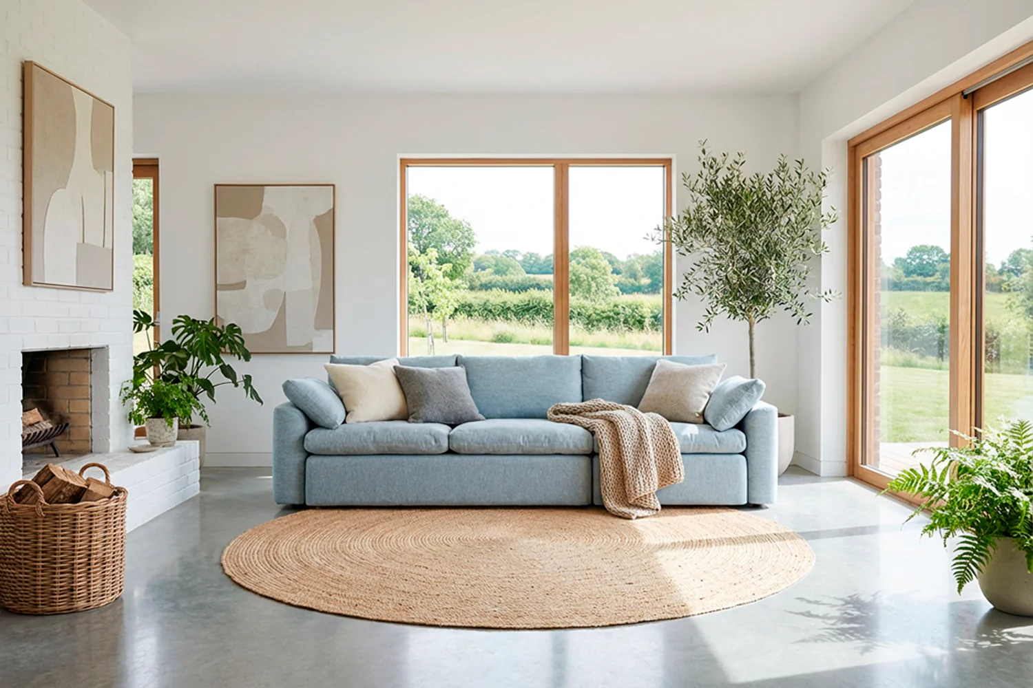 Model 13 4-Seater Sofa, Seaglass - Image 2