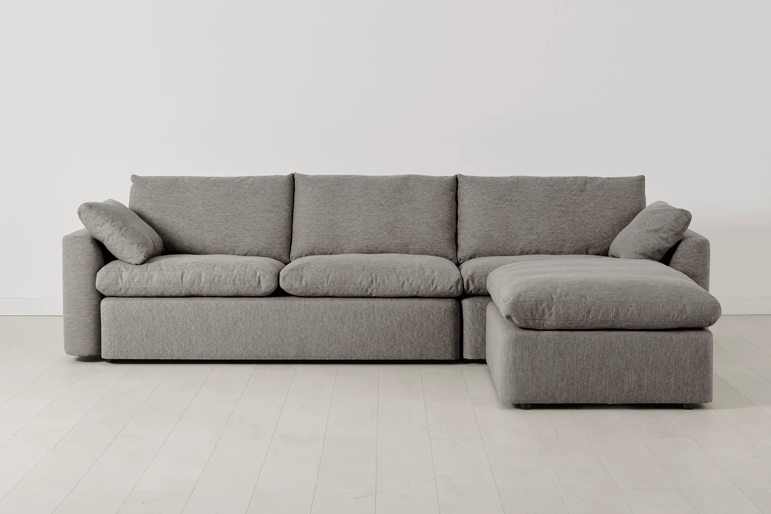 Model 13 4-Seater Sofa with Ottoman, Shadow