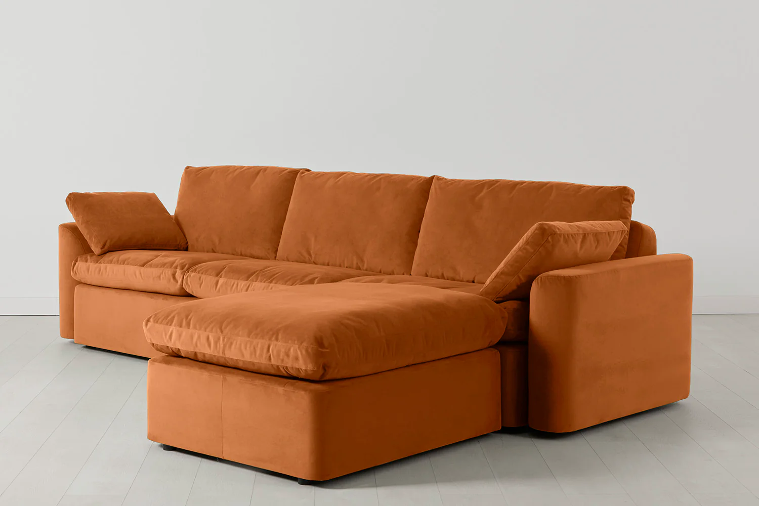 Model 13 4-Seater Sofa with Ottoman, Bronze - Image 2
