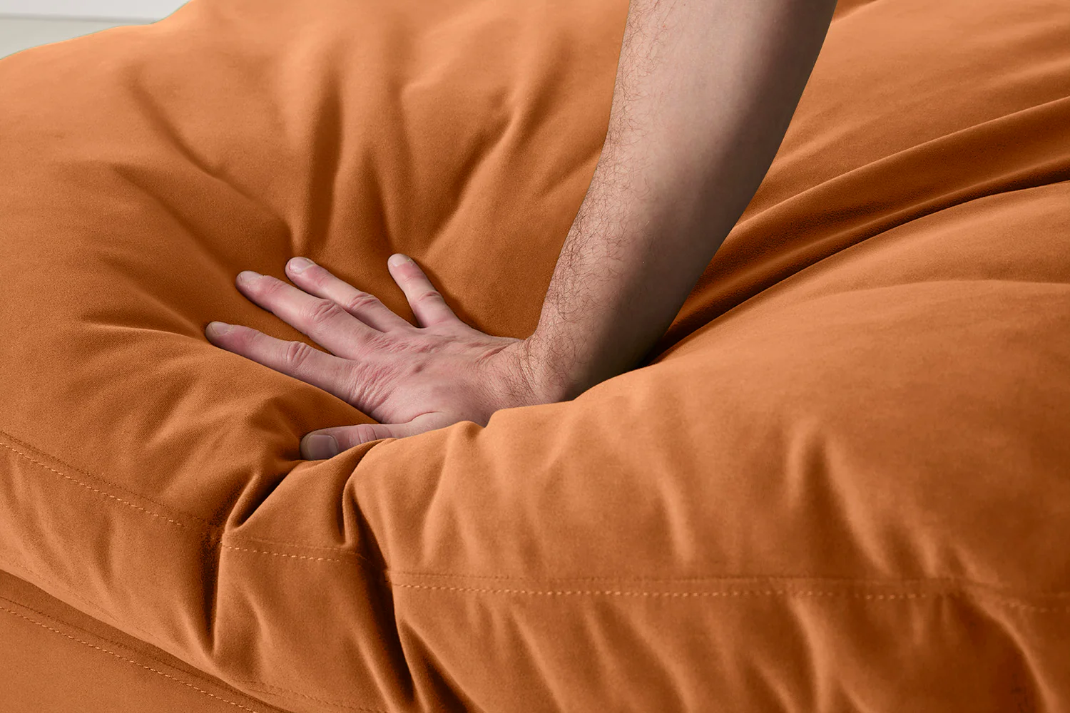 Model 13 Large Corner Sofa, Bronze - Image 6