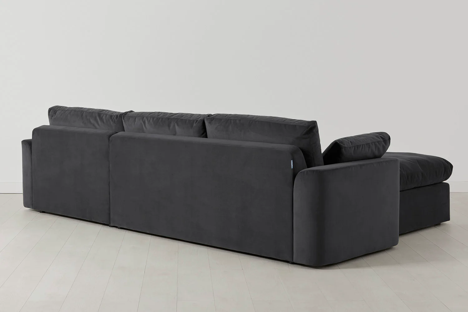 Model 13 4-Seater Sofa with Ottoman, Charcoal - Image 3