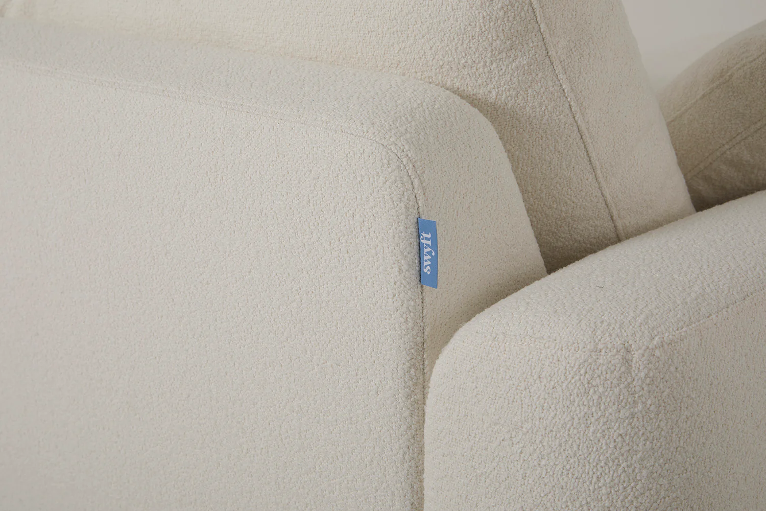 Model 13 Large Corner Sofa, Ivory - Image 4