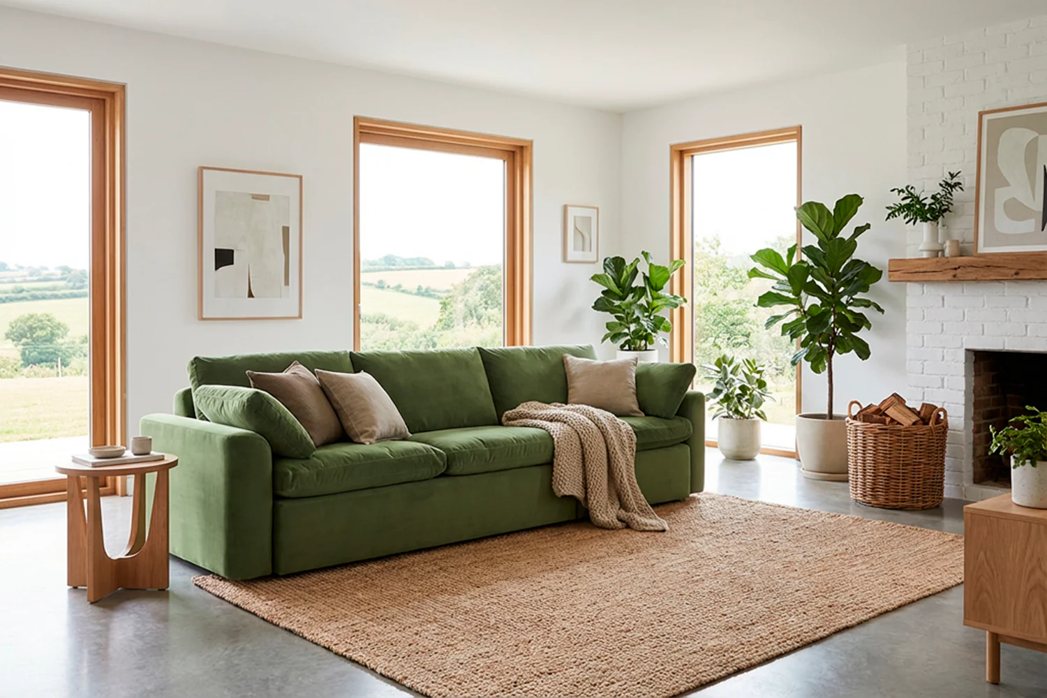Model 13 4-Seater Sofa, Vine - Image 2