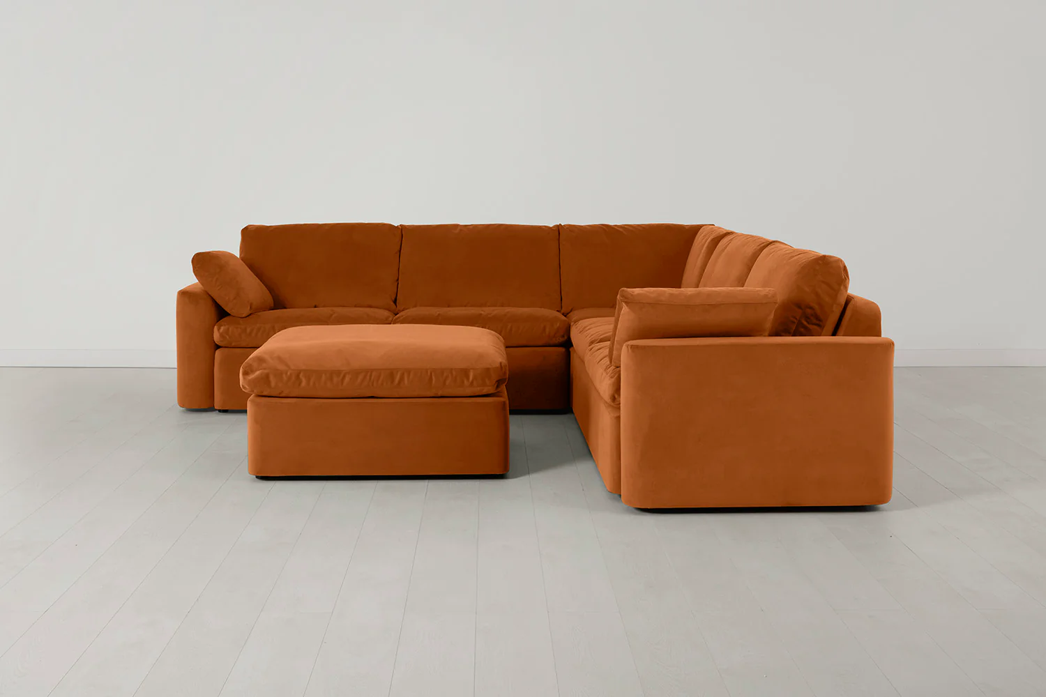 Model 13 Corner Sofa with Ottoman, Bronze - Image 2