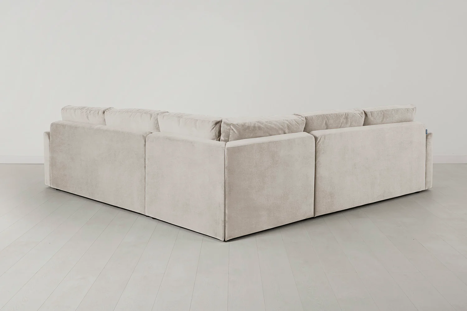 Model 13 Corner Sofa with Ottoman, Chalk - Image 3