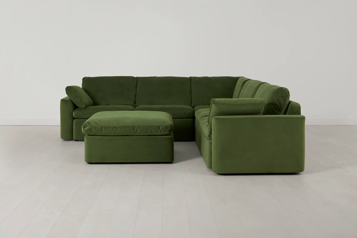 Model 13 Corner Sofa with Ottoman, Vine - Image 2