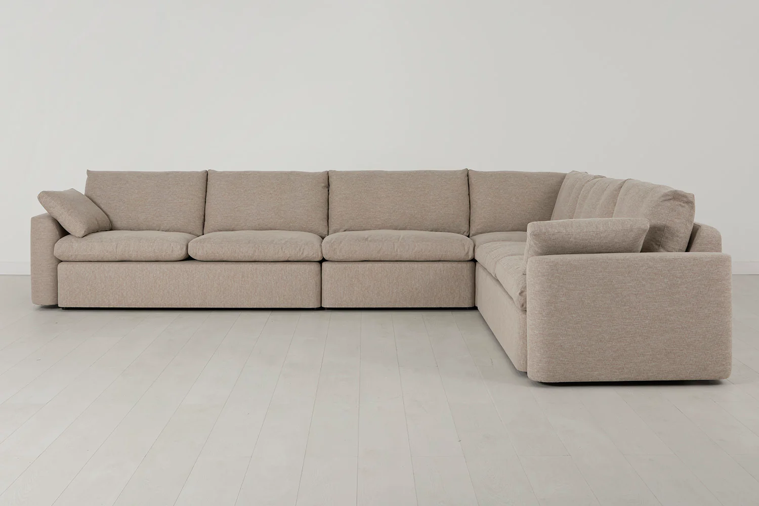 Model 13 Large Corner Sofa, Pumice - Image 2