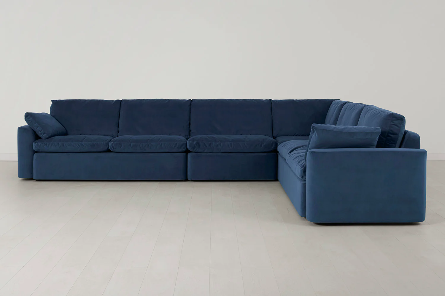 Model 13 Large Corner Sofa, Teal - Image 2