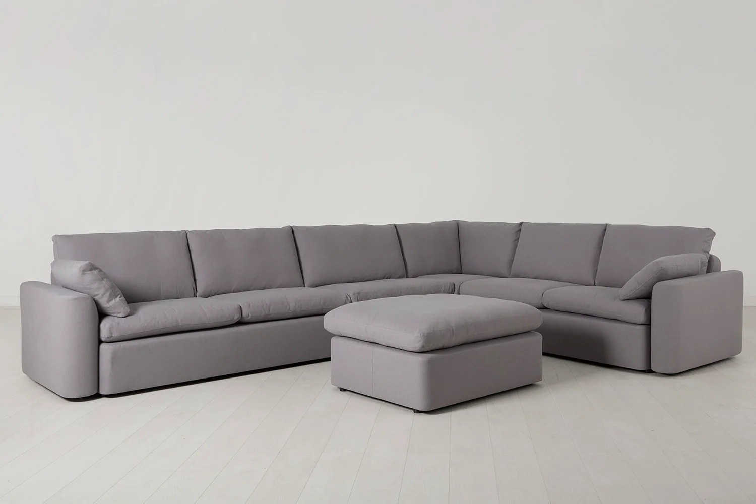 Model 13 Large Corner Sofa with Ottoman, Risso