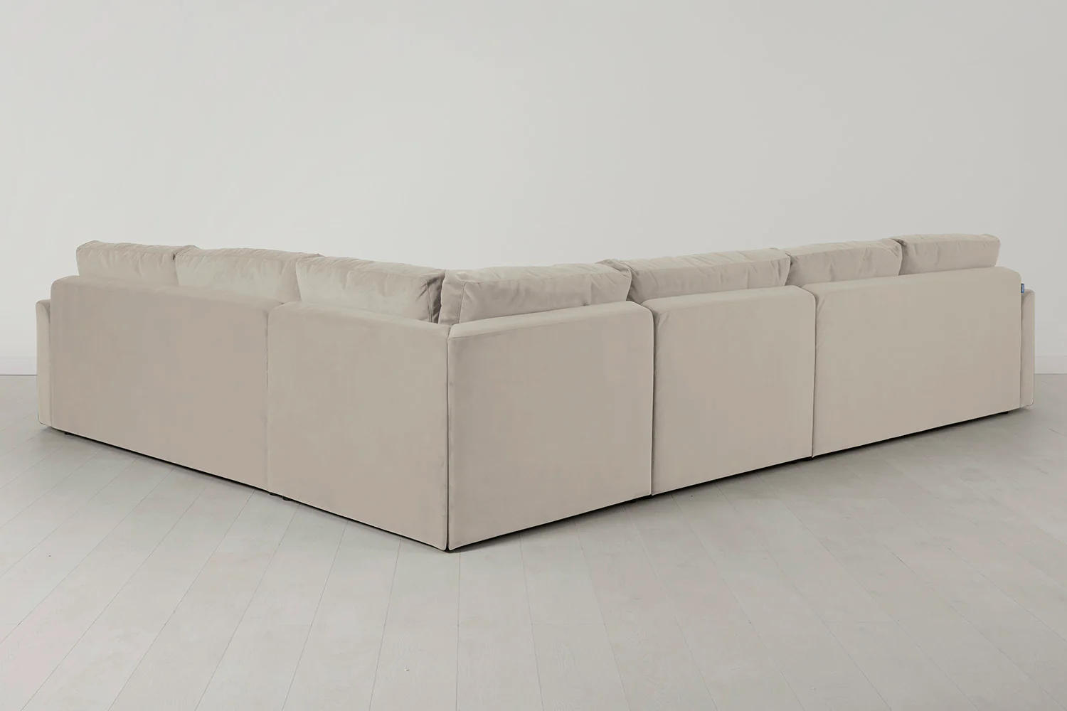 Model 13 Large Corner Sofa with Ottoman, Bone - Image 3