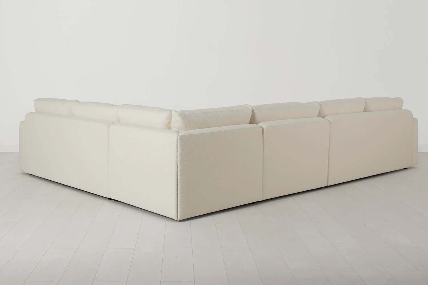 Model 13 Large Corner Sofa with Ottoman, Ivory - Image 2