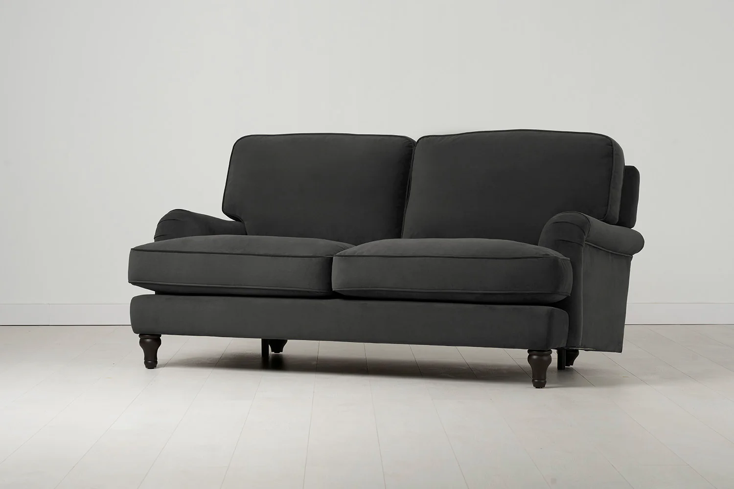 Model 15 2 Seater Sofa, Charcoal - Image 2