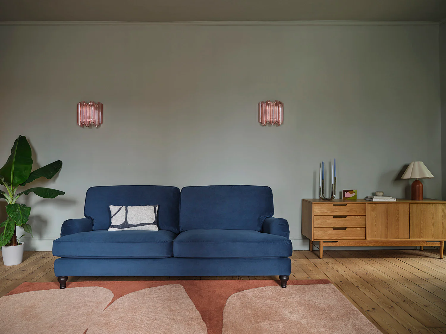 Model 15 2 Seater Sofa, Teal - Image 2