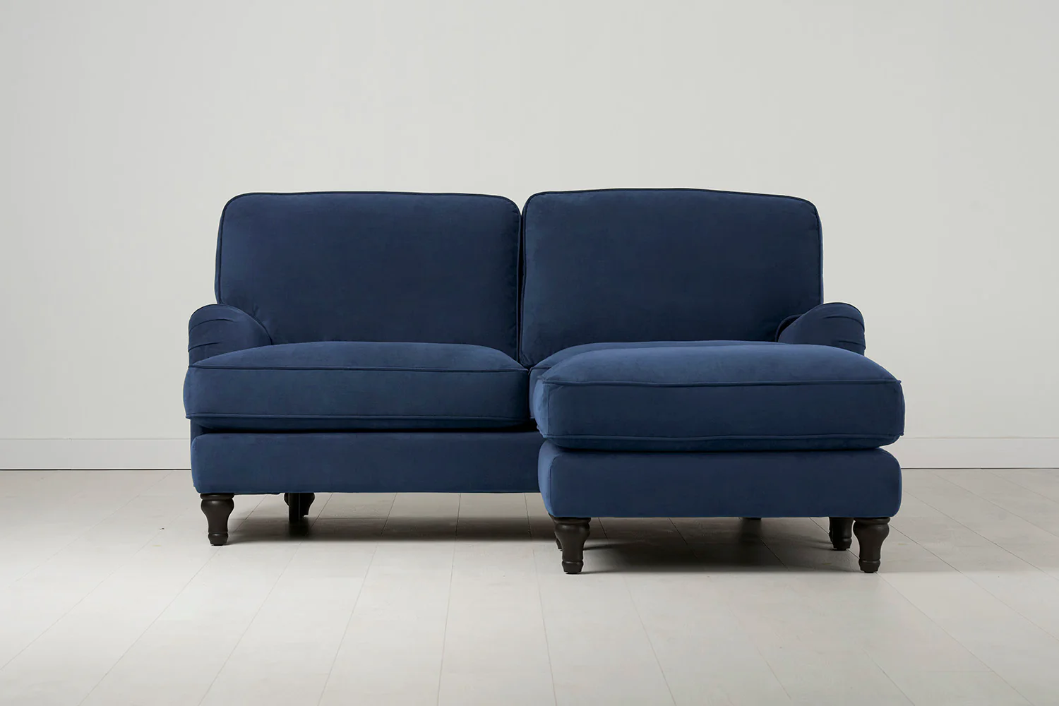 Model 15 2 Seater Sofa with Ottoman, Teal