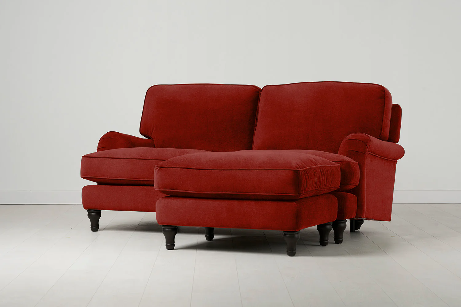 Model 15 2 Seater Sofa with Ottoman, Harissa - Image 2