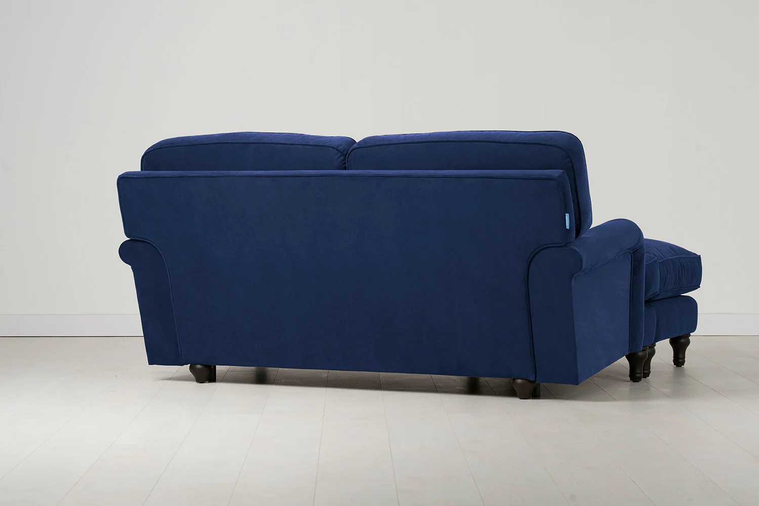 Model 15 2 Seater Sofa with Ottoman, Indigo - Image 3