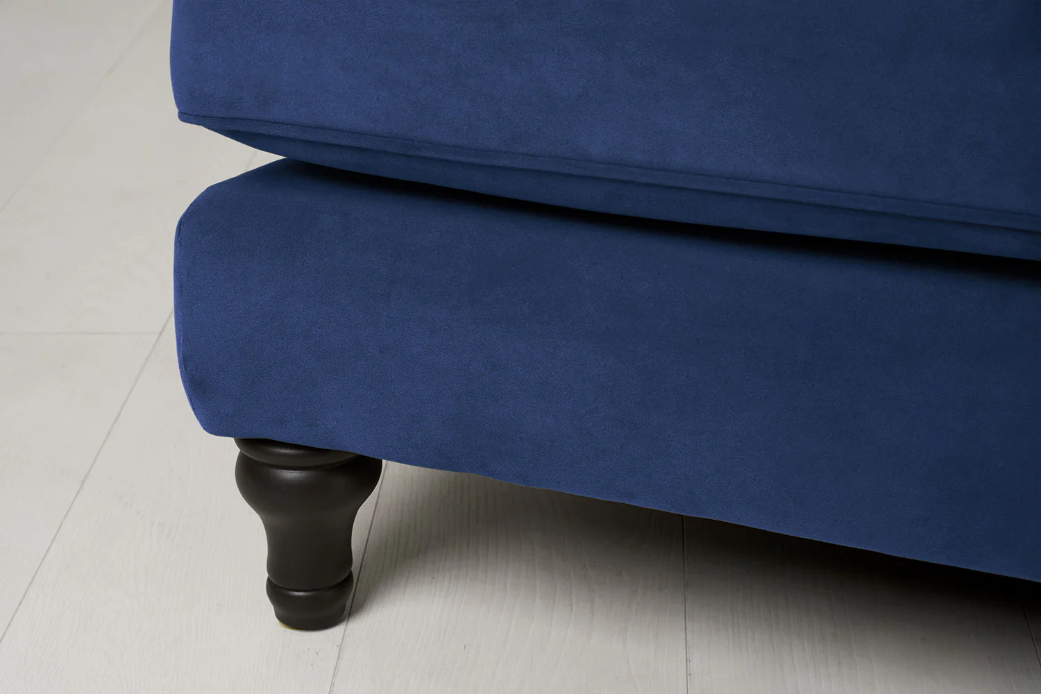 Model 15 2 Seater Sofa with Ottoman, Indigo - Image 7
