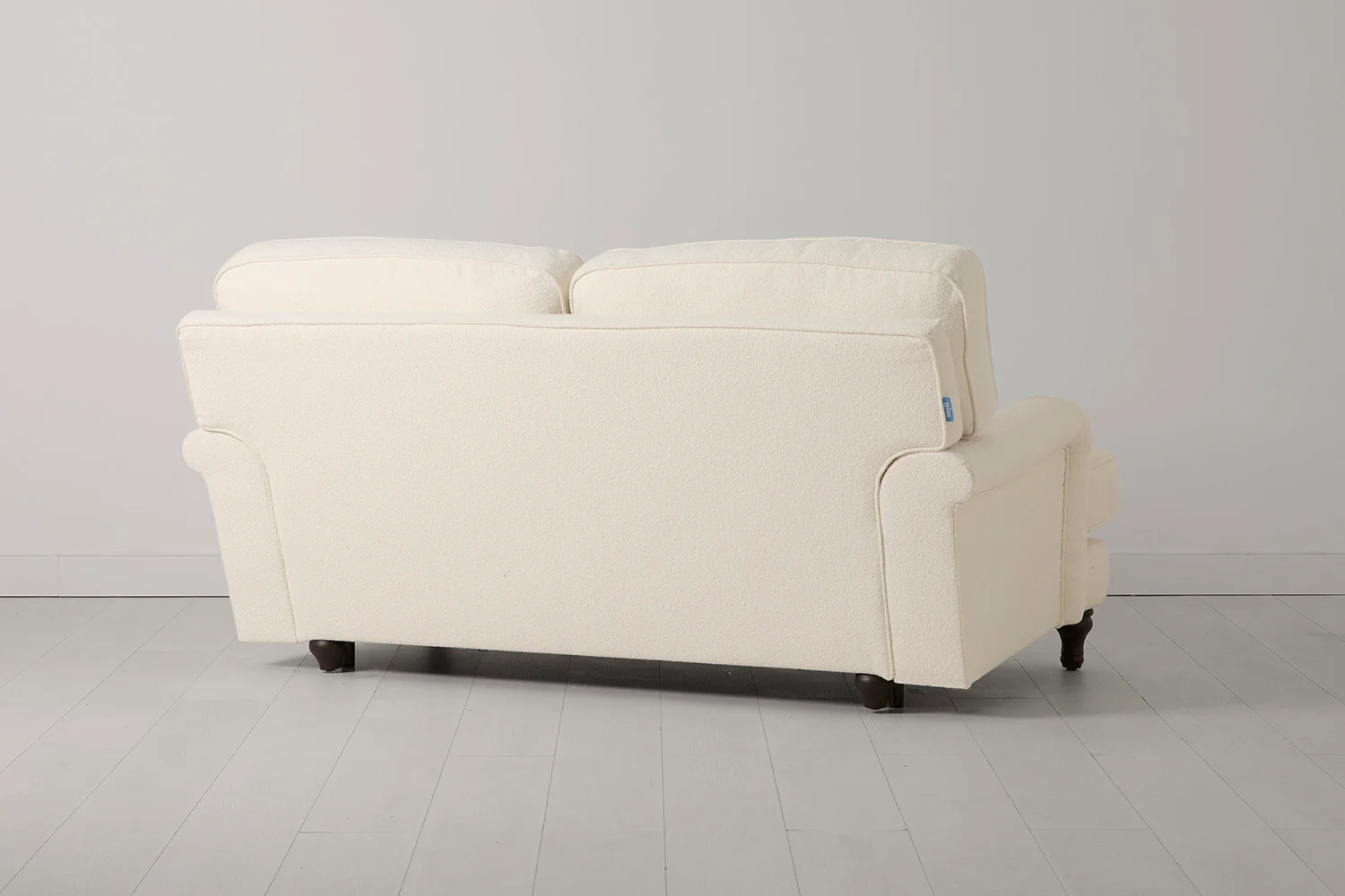 Model 15 2 Seater Sofa with Ottoman, Ivory - Image 3