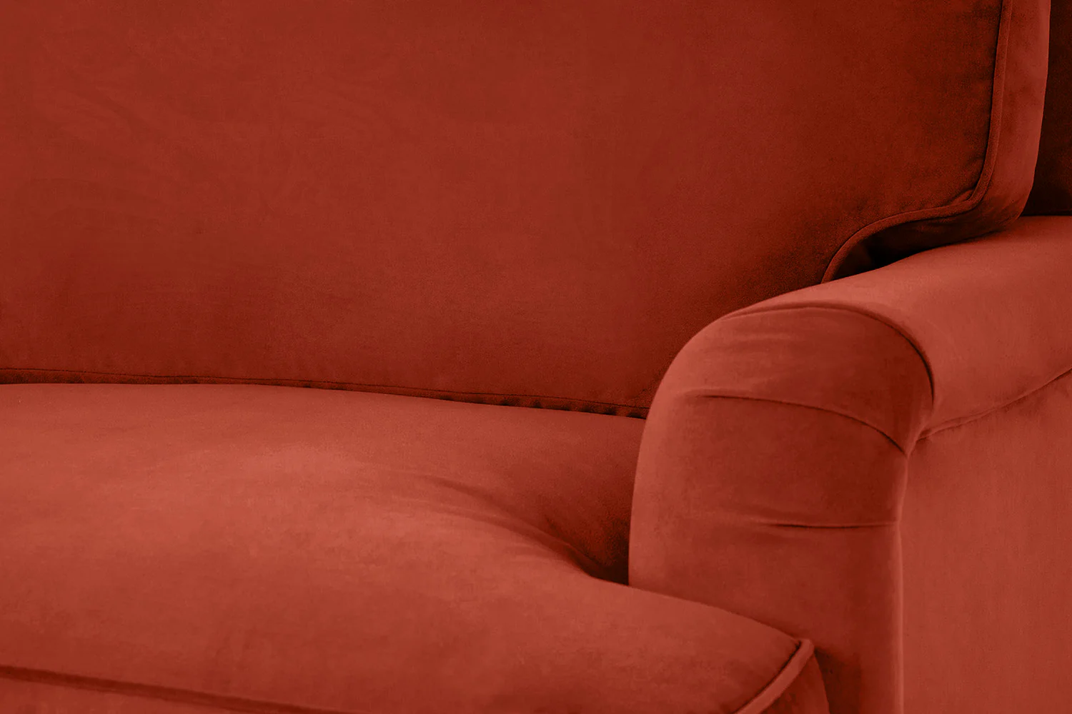 Model 15 2 Seater Sofa with Ottoman, Paprika - Image 7