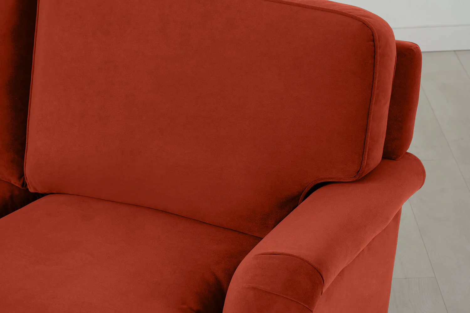 Model 15 2 Seater Sofa with Ottoman, Paprika - Image 8