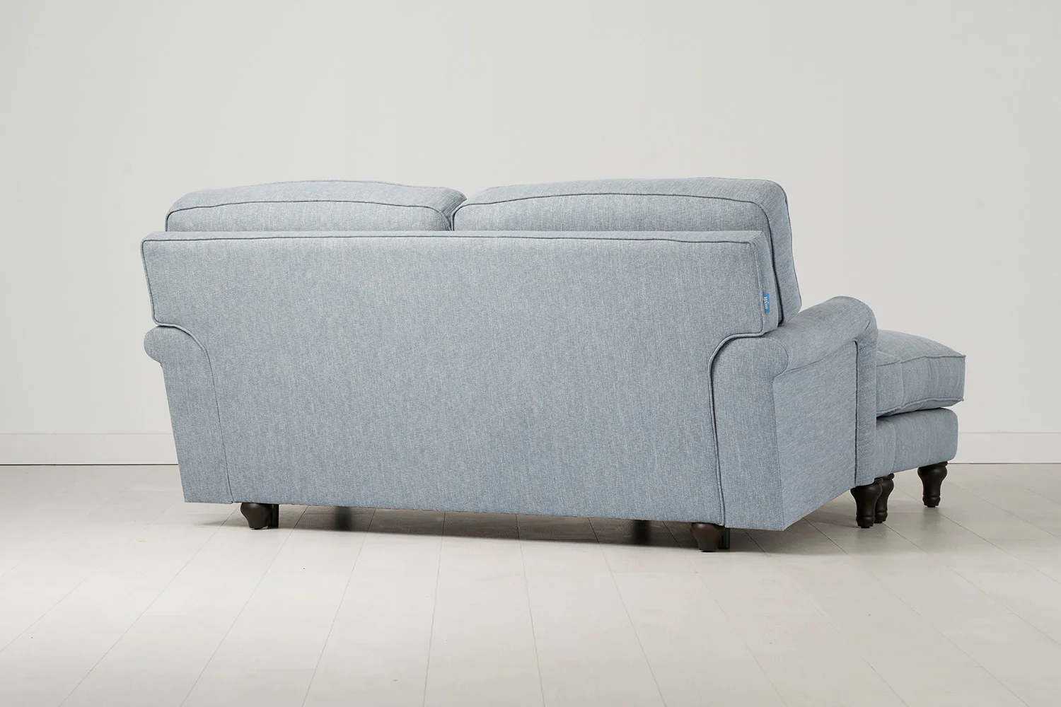 Model 15 2 Seater Sofa with Ottoman, Seaglass - Image 3