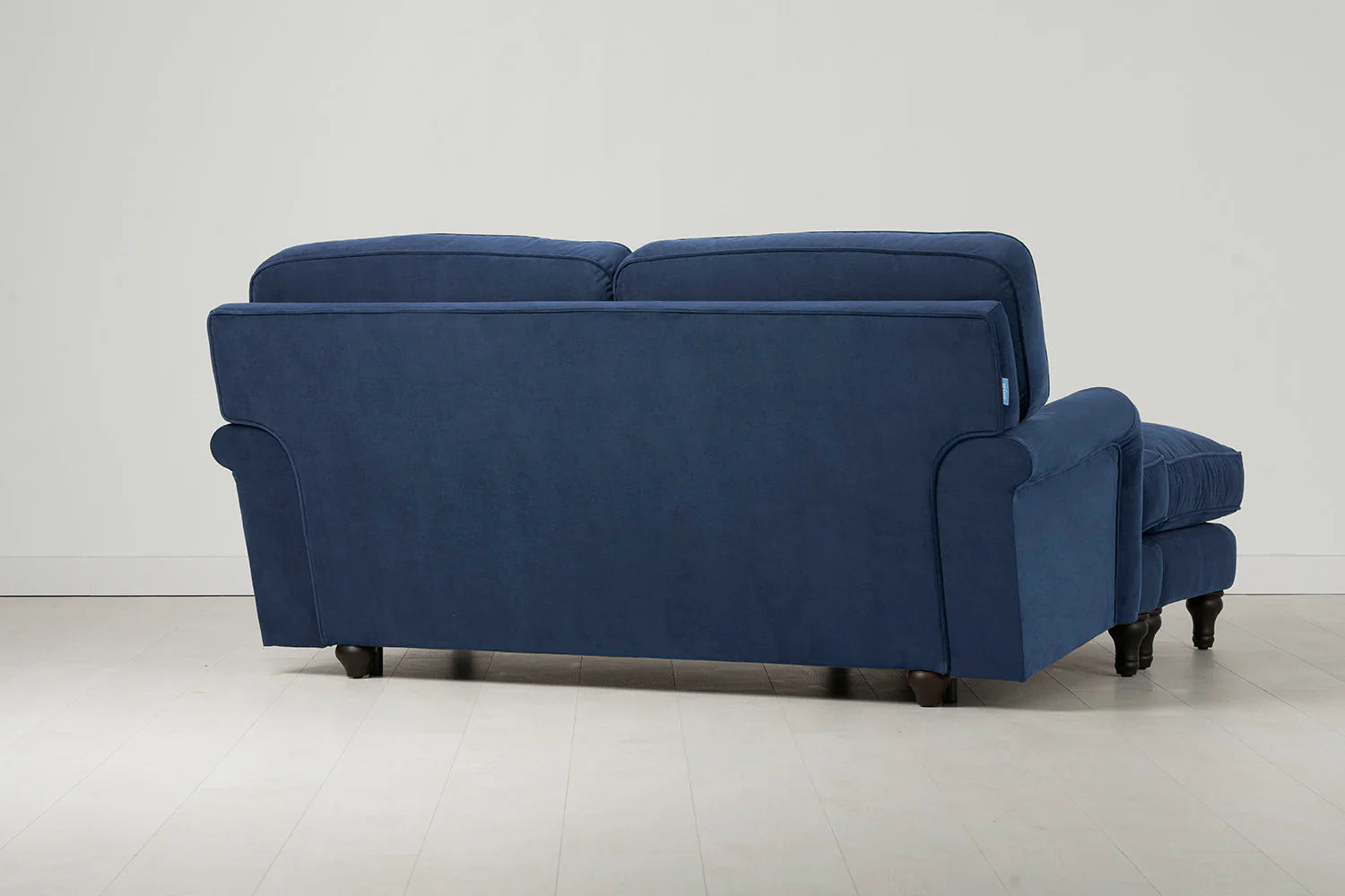 Model 15 2 Seater Sofa with Ottoman, Teal - Image 3
