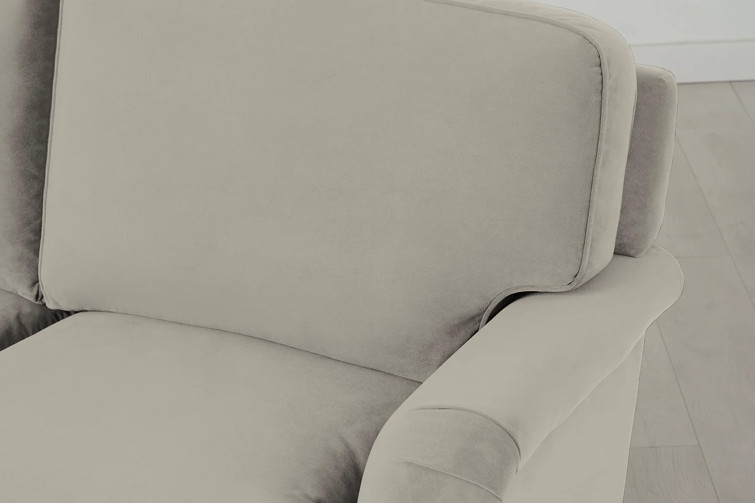 Model 15 3 Seater Sofa with Ottoman, Bone - Image 8
