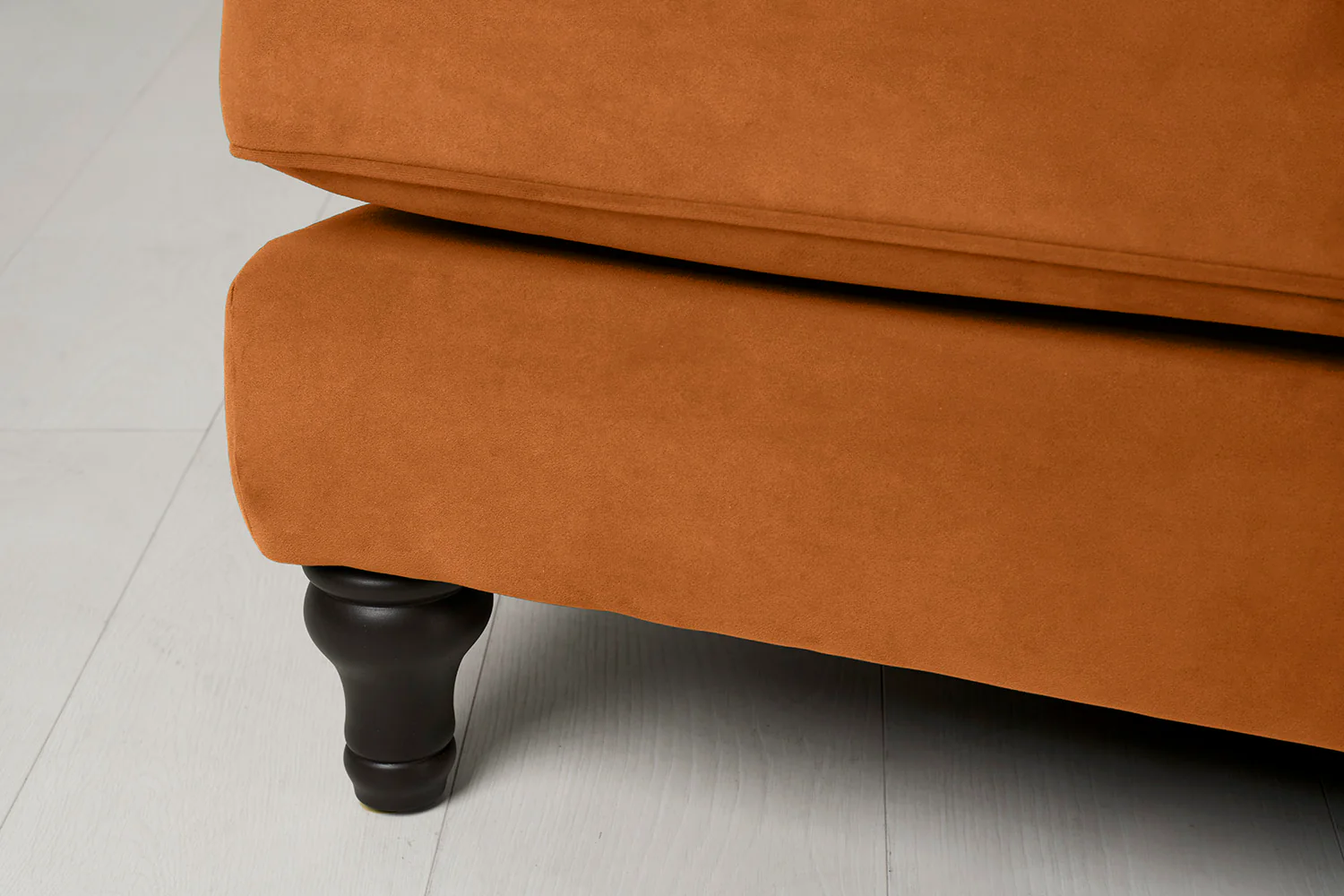 Model 15 3 Seater Sofa with Ottoman, Bronze - Image 5