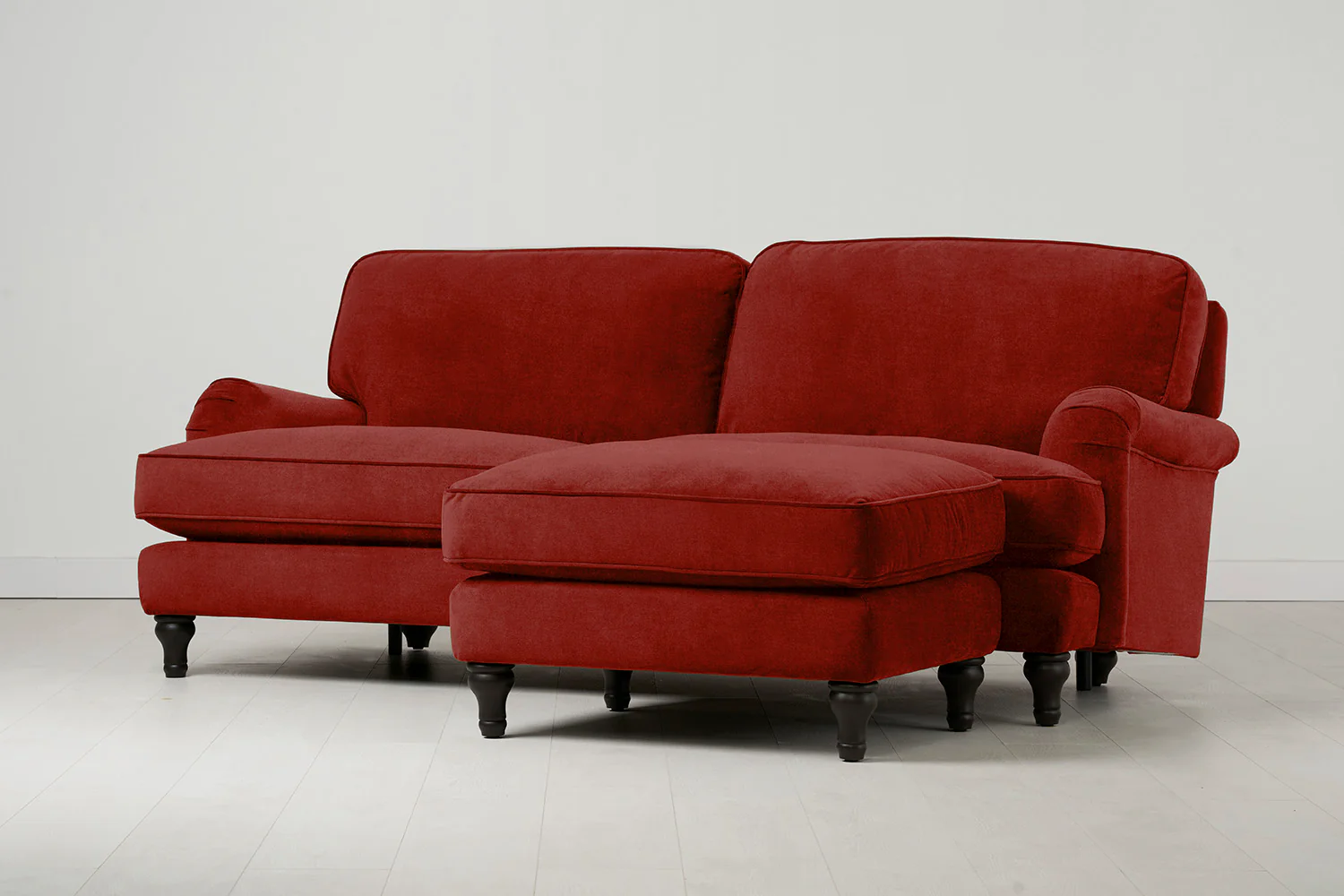 Model 15 3 Seater Sofa with Ottoman, Harissa - Image 2