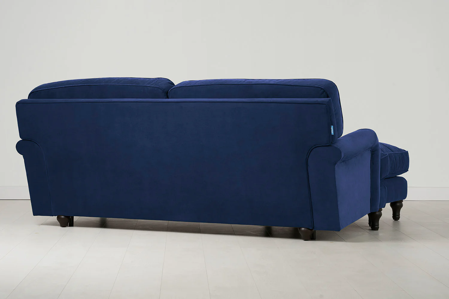 Model 15 3 Seater Sofa with Ottoman, Indigo - Image 2