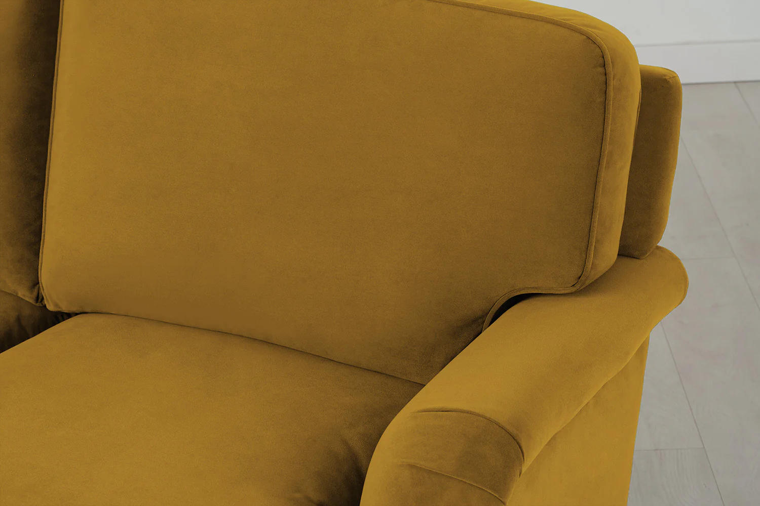 Model 15 3 Seater Sofa with Ottoman, Mustard - Image 8