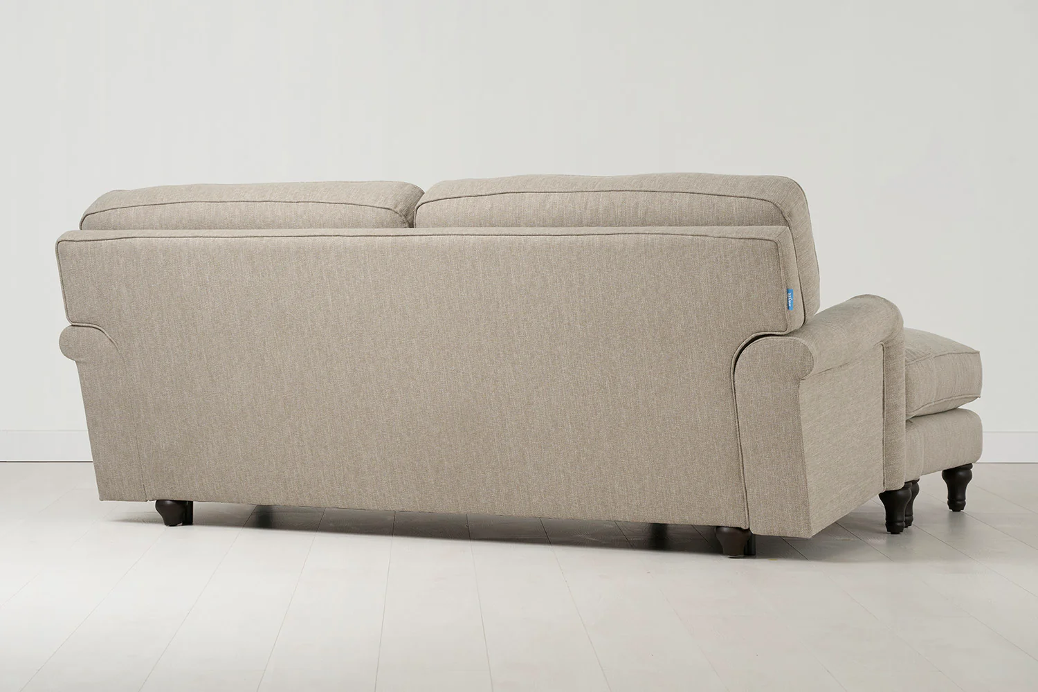 Model 15 3 Seater Sofa with Ottoman, Pumice - Image 3