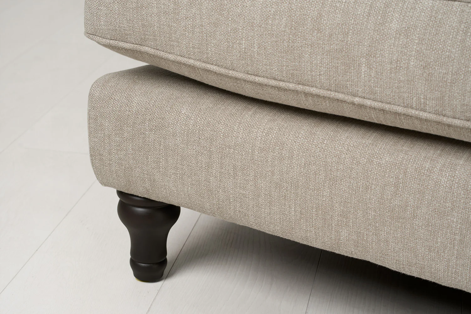 Model 15 3 Seater Sofa with Ottoman, Pumice - Image 5