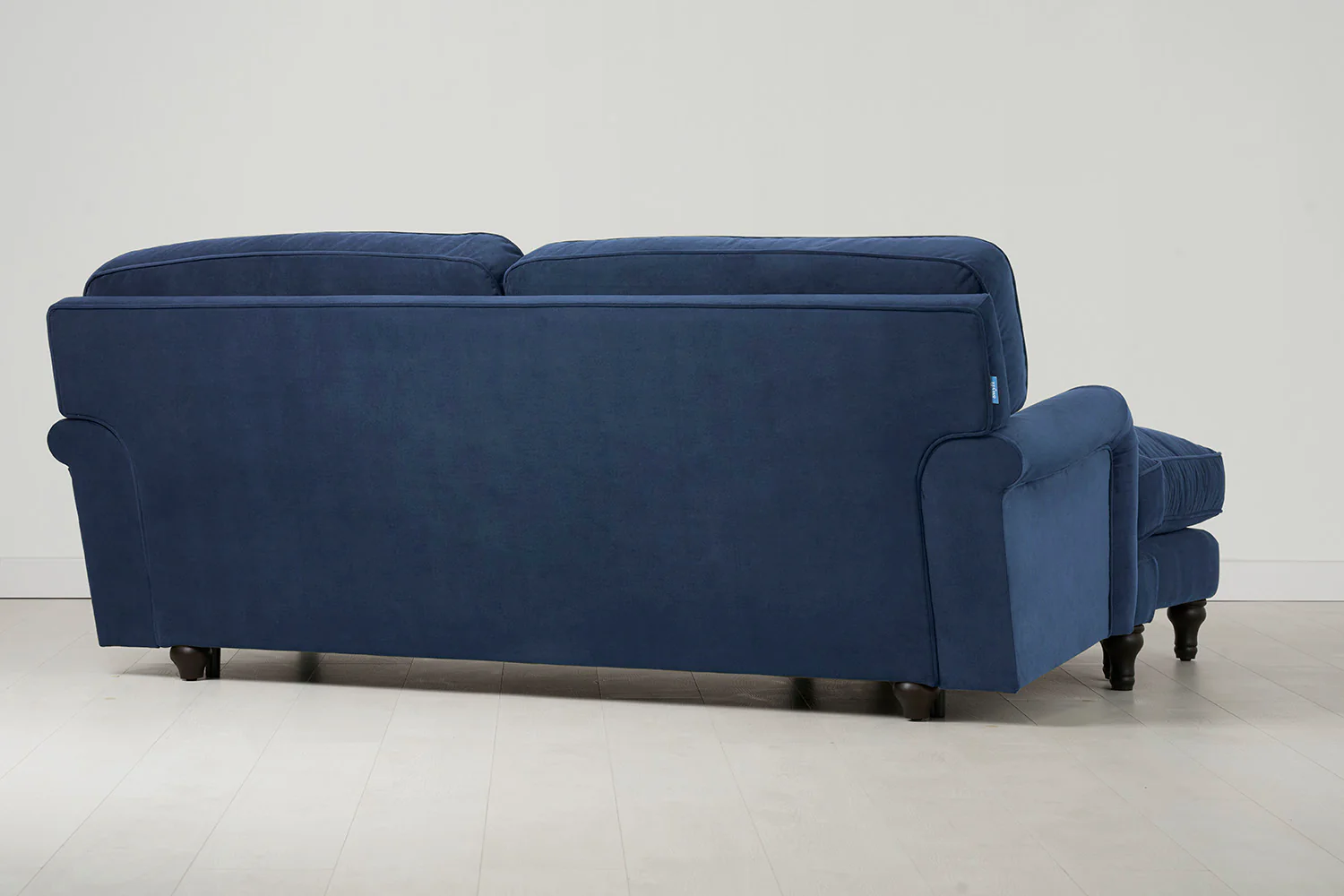 Model 15 3 Seater Sofa with Ottoman, Teal - Image 3
