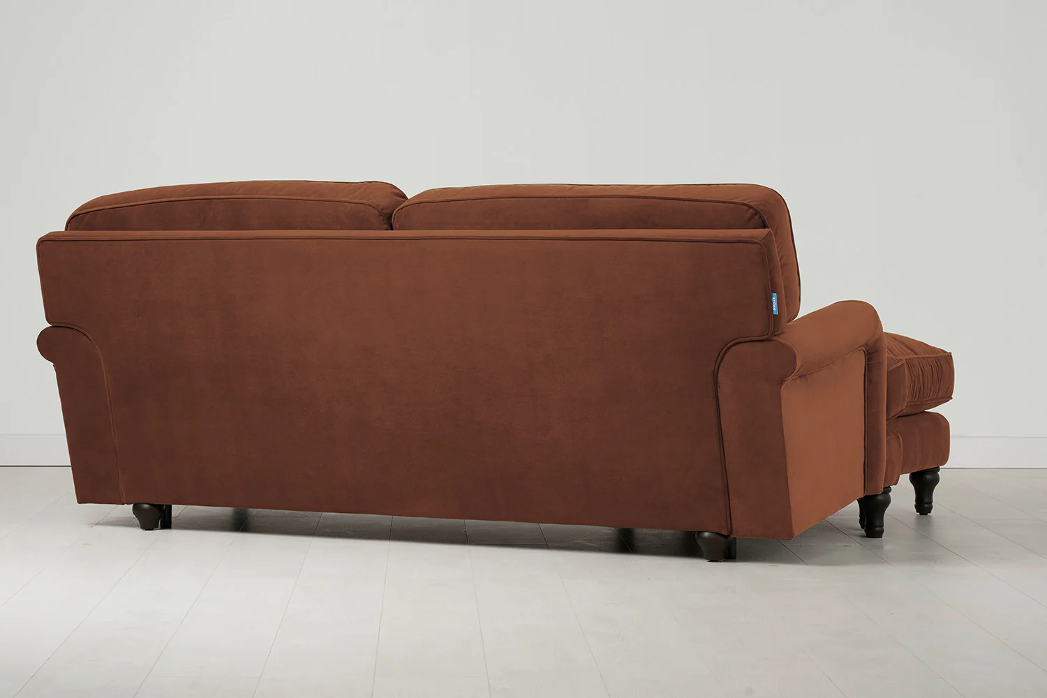 Model 15 3 Seater Sofa with Ottoman, Umber - Image 3