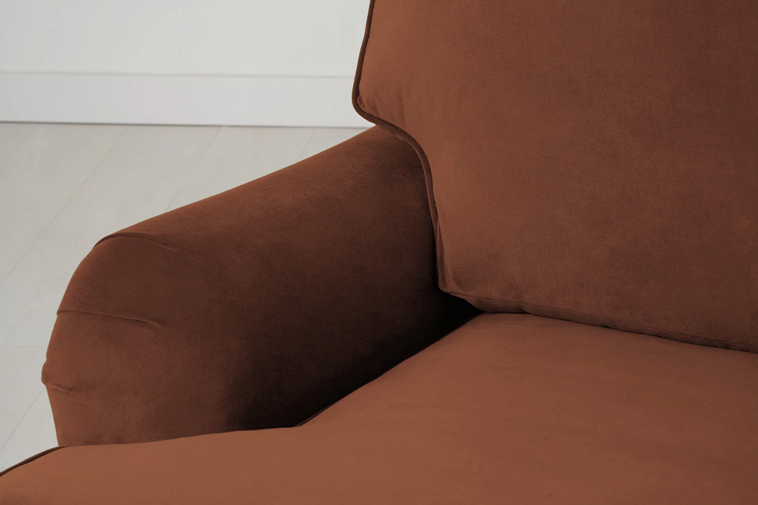 Model 15 3 Seater Sofa with Ottoman, Umber - Image 5