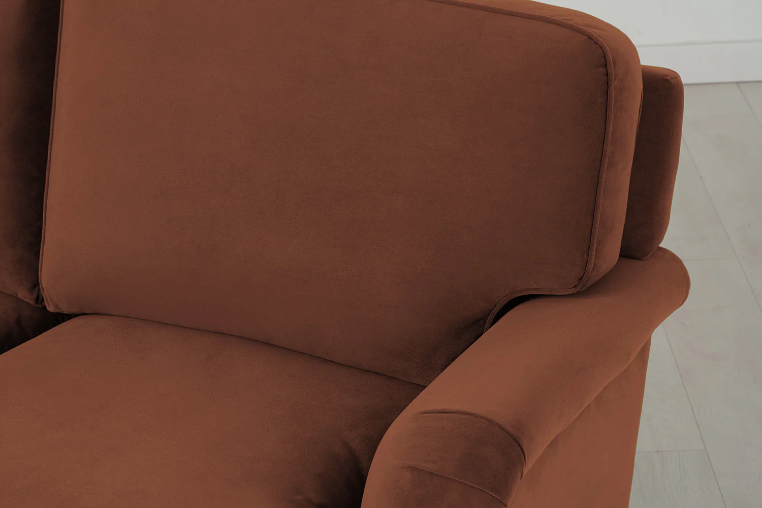 Model 15 3 Seater Sofa with Ottoman, Umber - Image 9