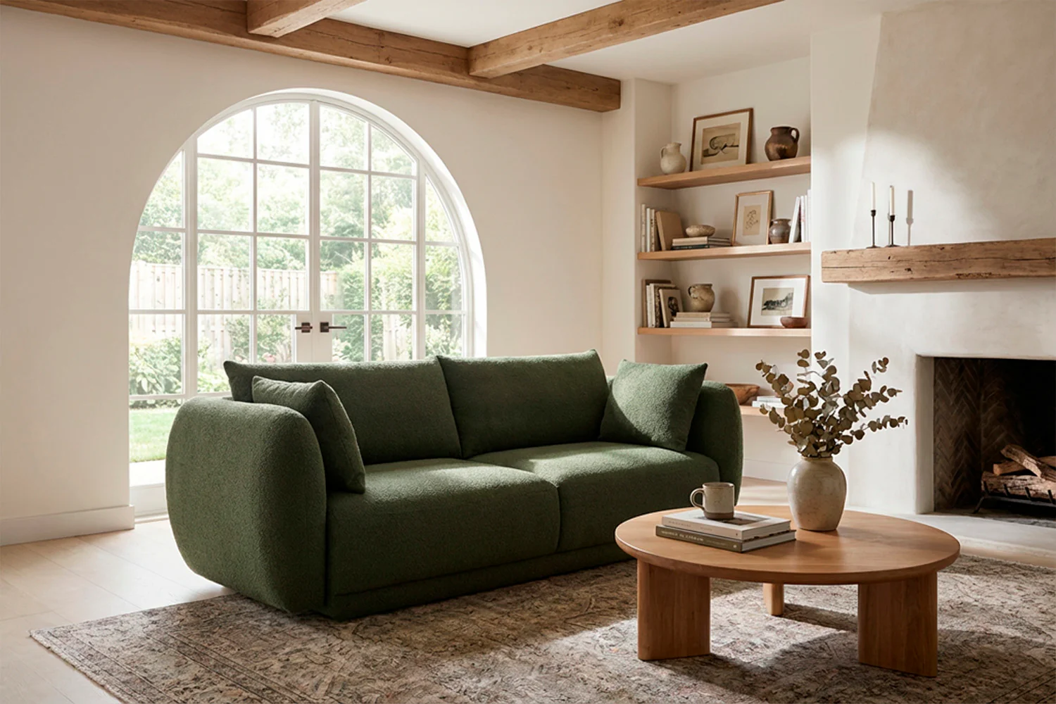 Model 16 3 Seater Sofa, Fern - Image 2