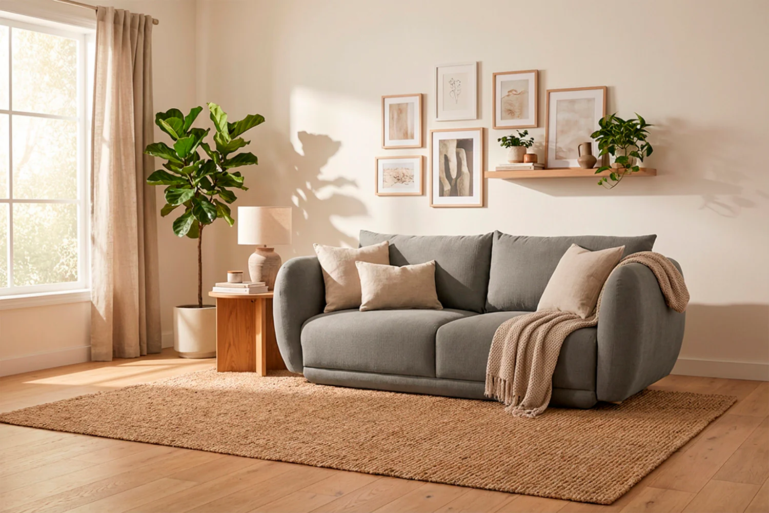 Model 16 3 Seater Sofa, Shadow - Image 2