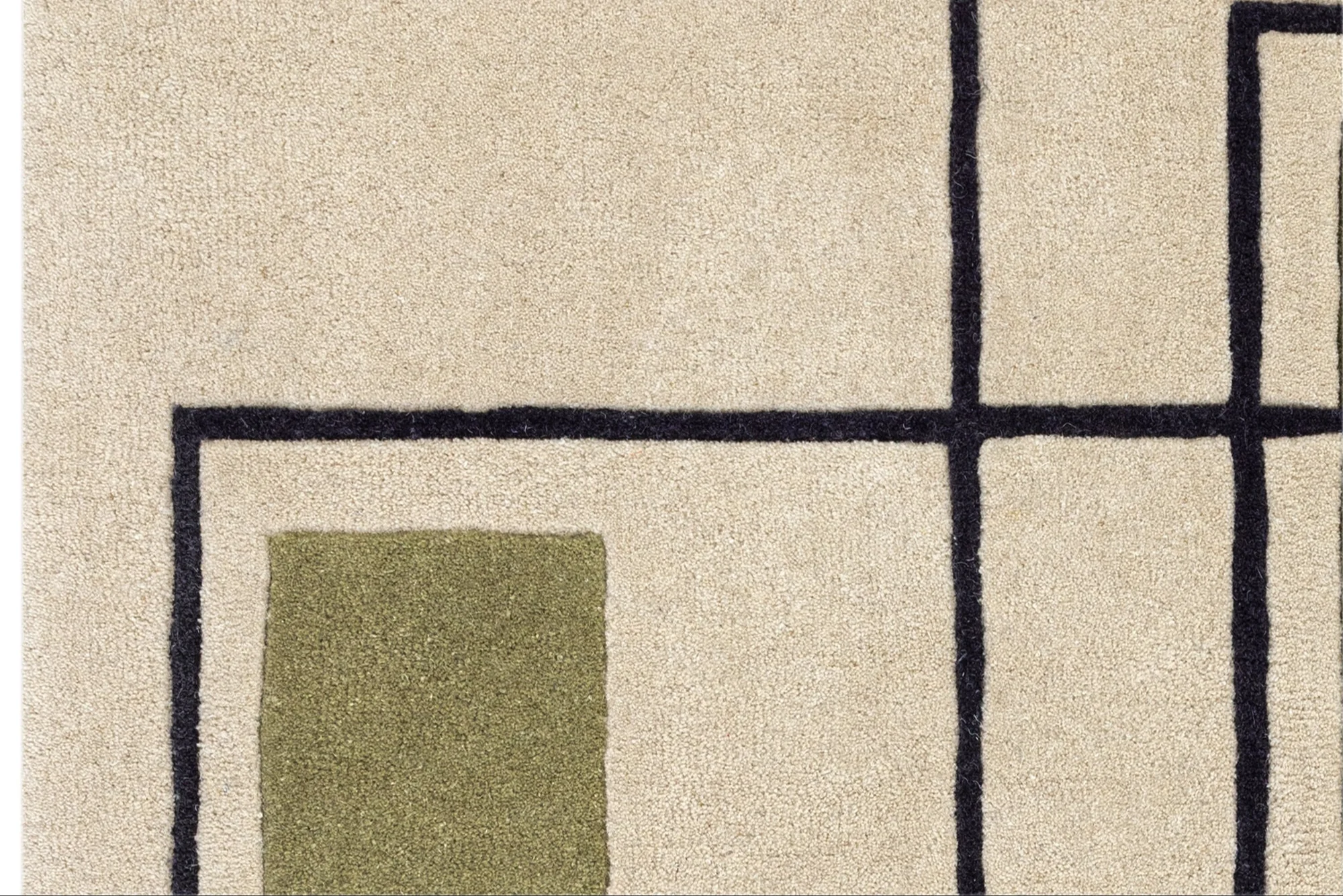 Reef Outline Khaki Rug, 120x170 - Image 3