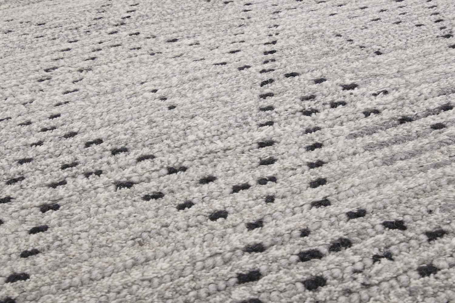 Nepal Rug Grey Black Diamond, 200x290 - Image 3