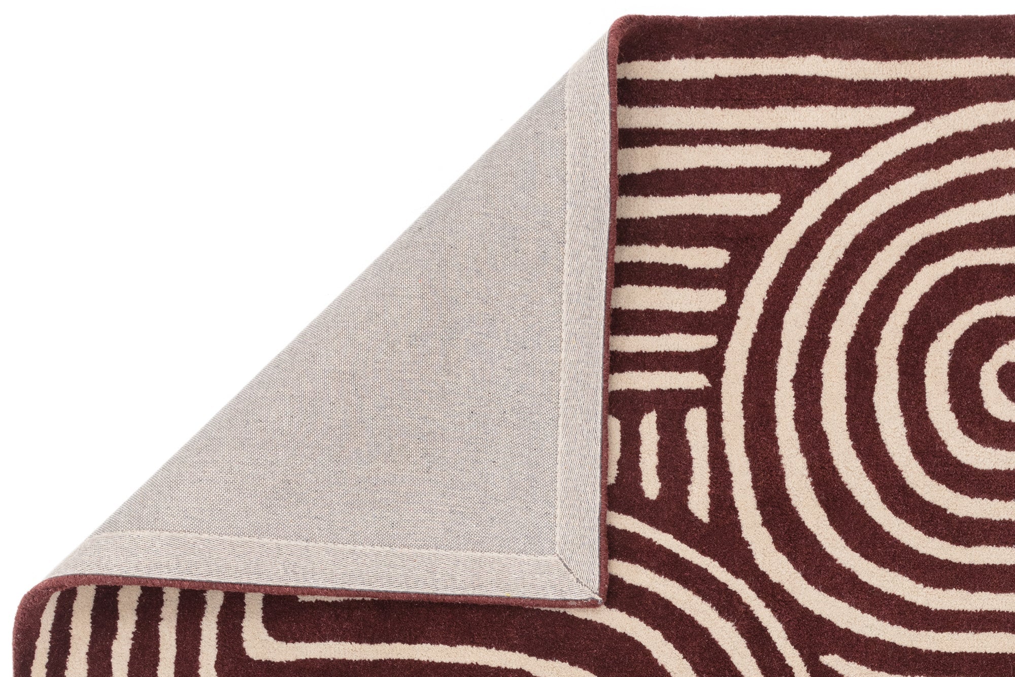 Reef Rug Curve Plum, 160x230 - Image 4