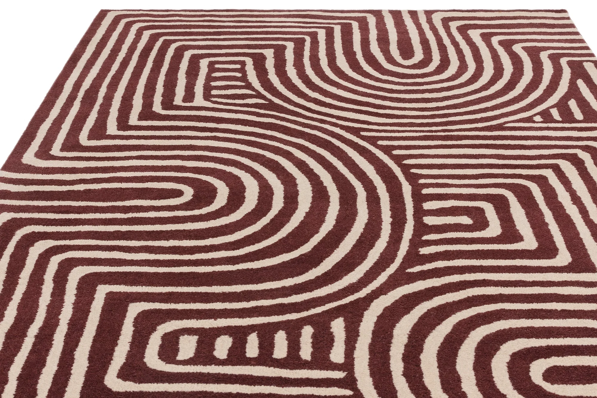 Reef Rug Curve Plum, 160x230 - Image 7